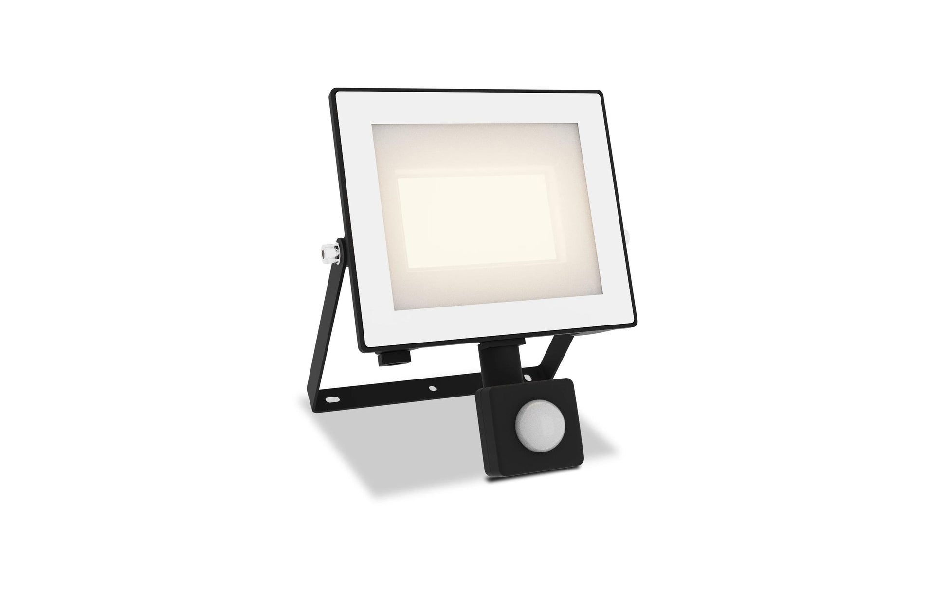 Philips by Signify Philips Aussenwandleuchte – Warmweiss, 3000 K, IP65, Netzbetrieb, mit Bewegungsmelder, Schwarz, Aluminium