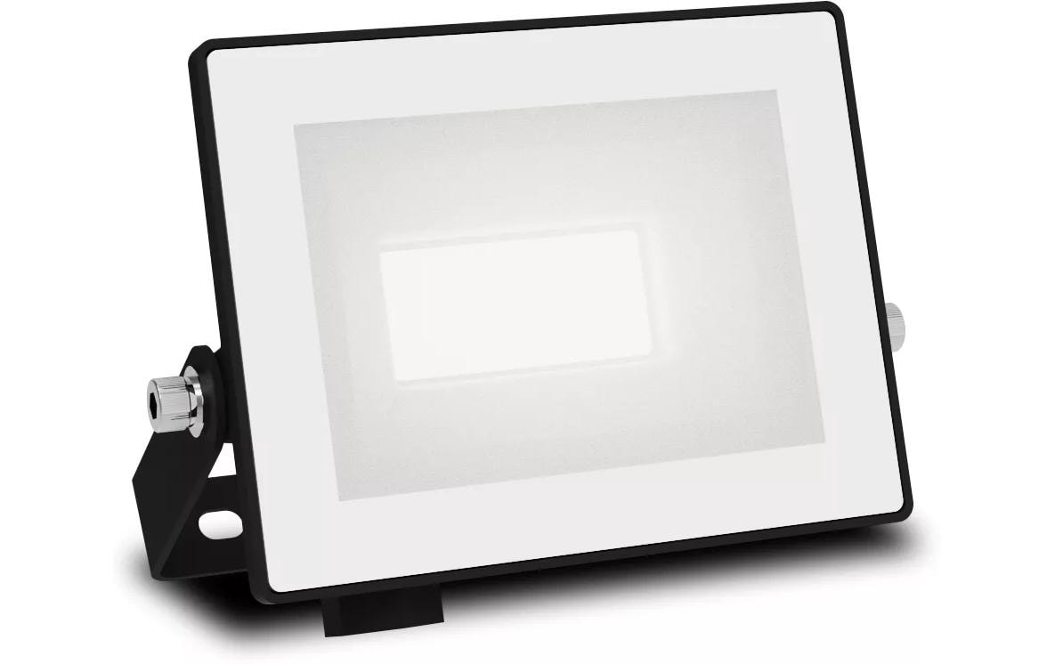 Philips by Signify Philips Aussenwandleuchte – 10 W – Warmweiss, 3000 K – IP65 – Netzbetrieb – Schwenkbar – Schwarz, Aluminium