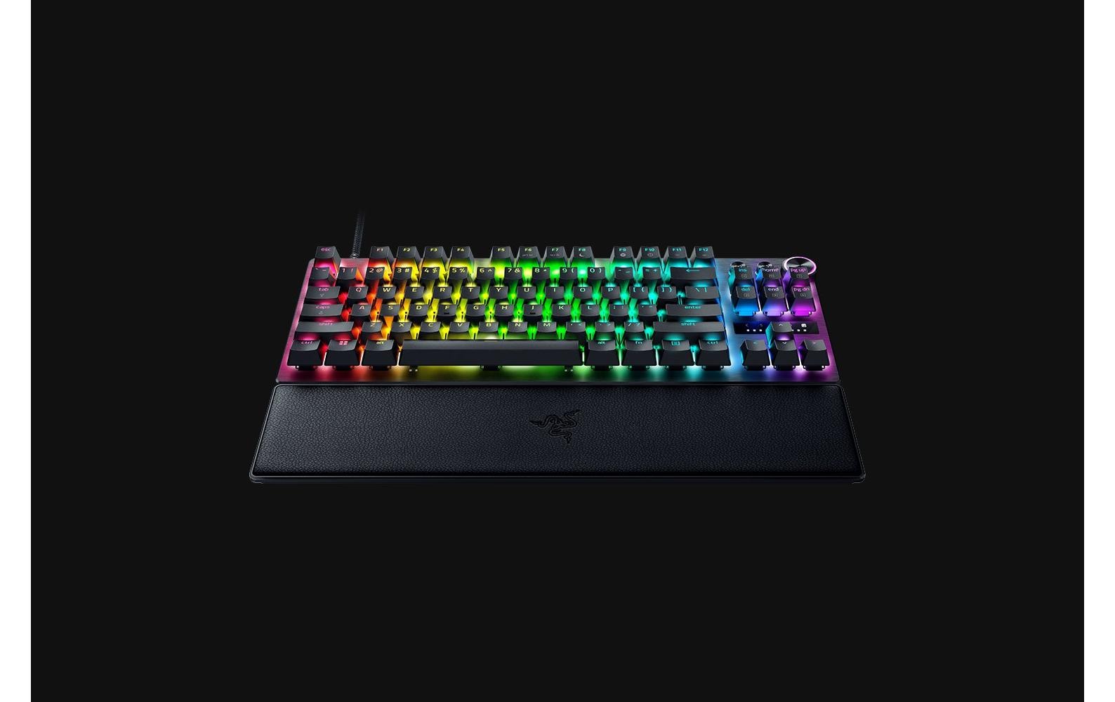 Razer Huntsman V3 Pro Tenkeyless – Tastatur, kabelgebunden (USB-C), DE-Layout (DE), TKL (ohne Ziffernblock)