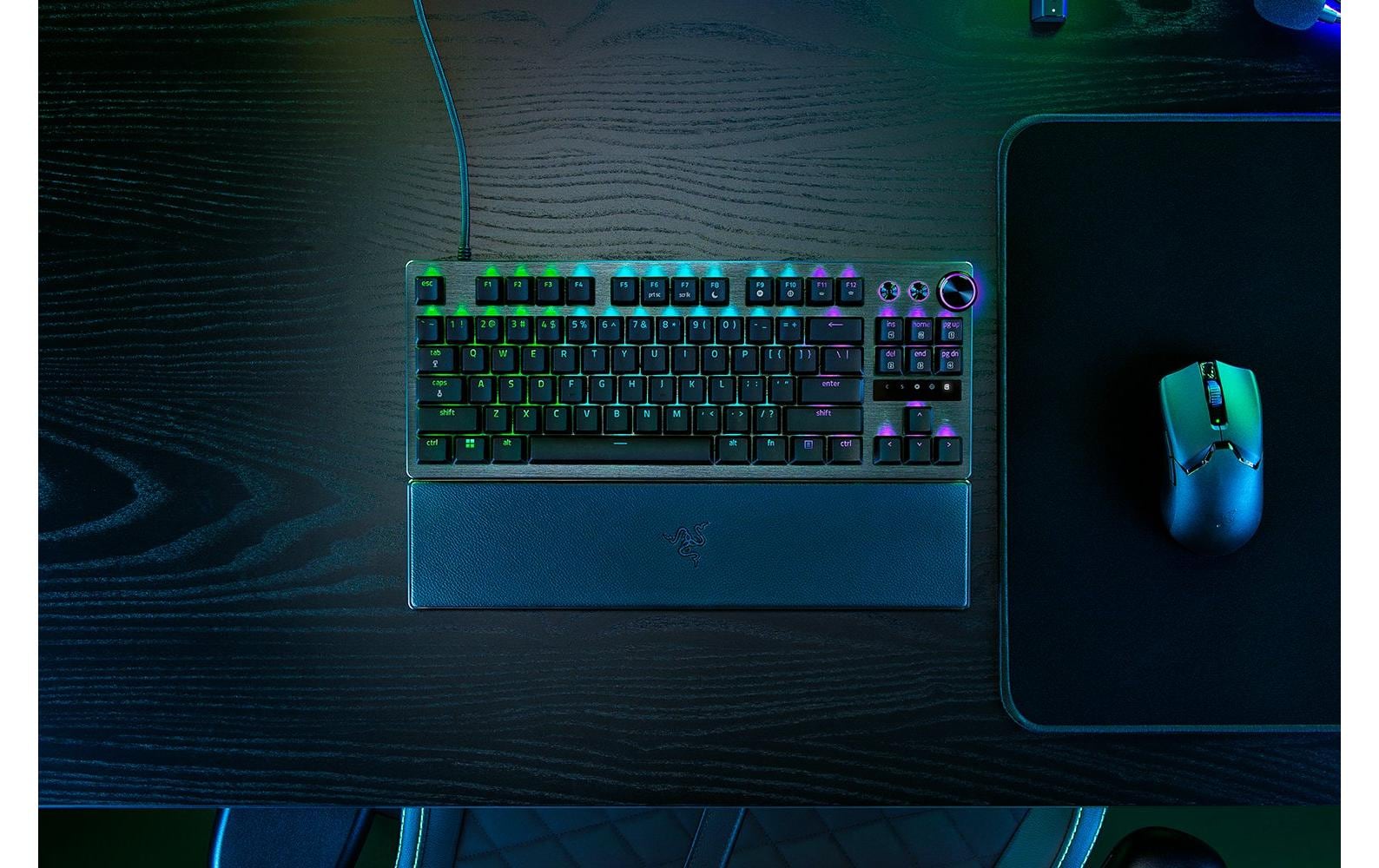 Razer Huntsman V3 Pro Tenkeyless – Tastatur, kabelgebunden (USB-C), DE-Layout (DE), TKL (ohne Ziffernblock)