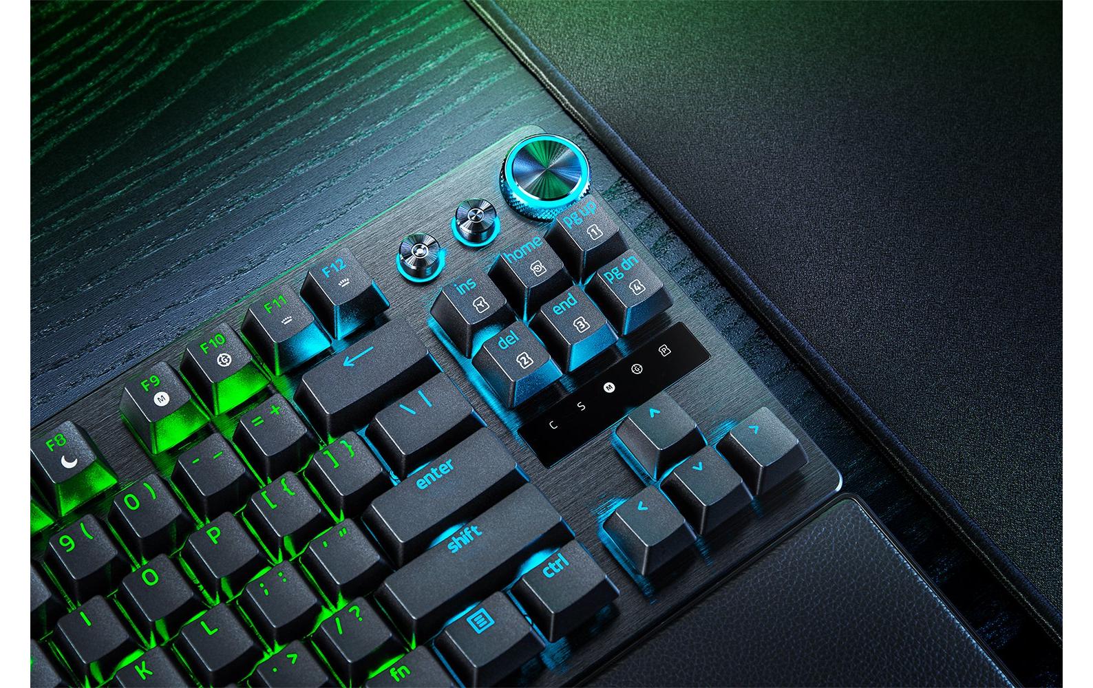 Razer Huntsman V3 Pro Tenkeyless – Tastatur, kabelgebunden (USB-C), DE-Layout (DE), TKL (ohne Ziffernblock)