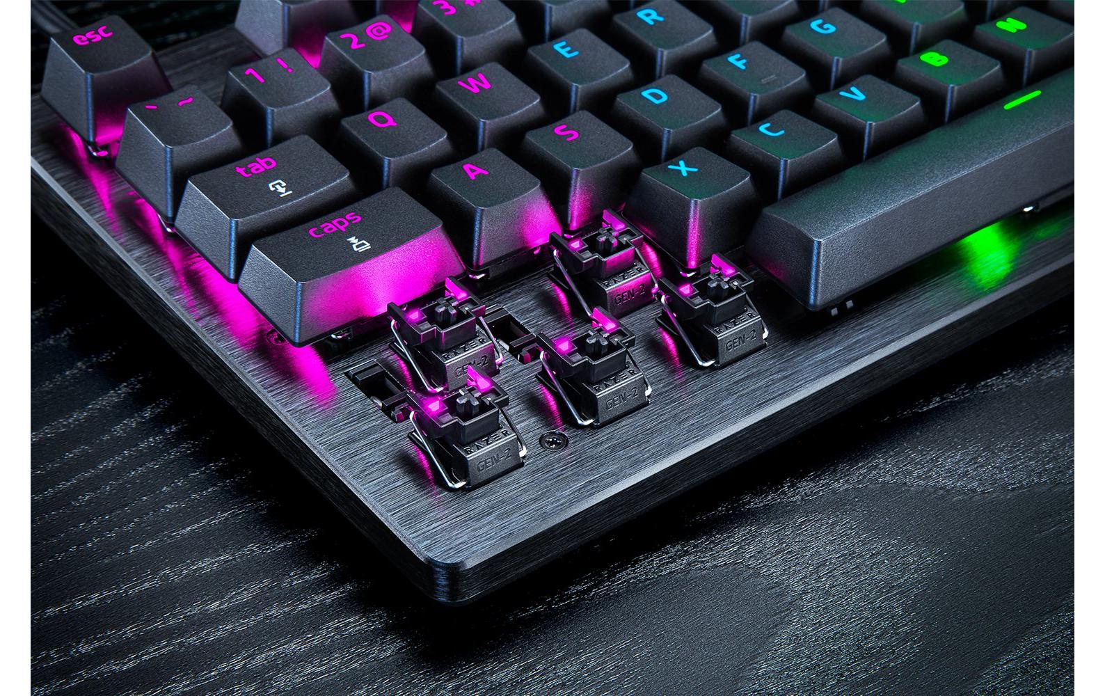 Razer Huntsman V3 Pro Tenkeyless – Tastatur, kabelgebunden (USB-C), DE-Layout (DE), TKL (ohne Ziffernblock)