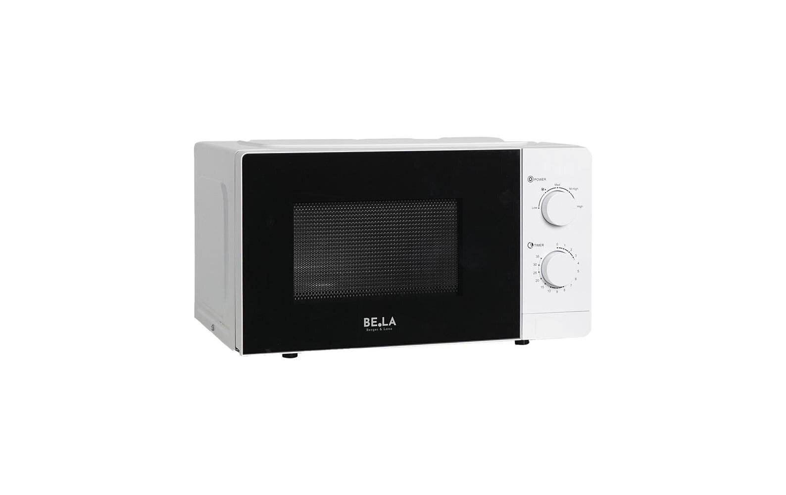 Berger lanz BergerLanz Grill-Mikrowelle MW20P71 – 20 l, Grill, 700 W – Weiss