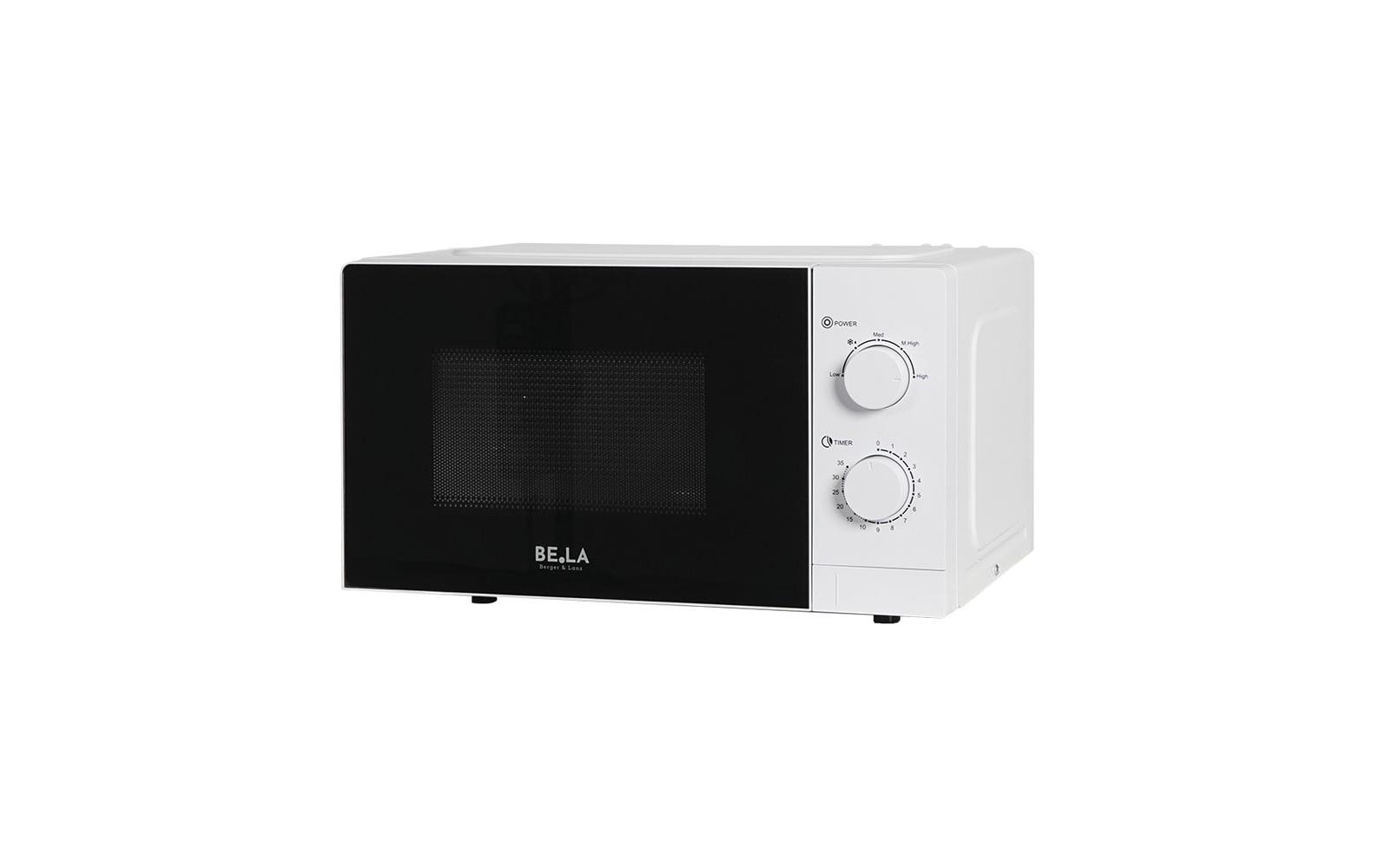 Berger lanz BergerLanz Grill-Mikrowelle MW20P71 – 20 l, Grill, 700 W – Weiss