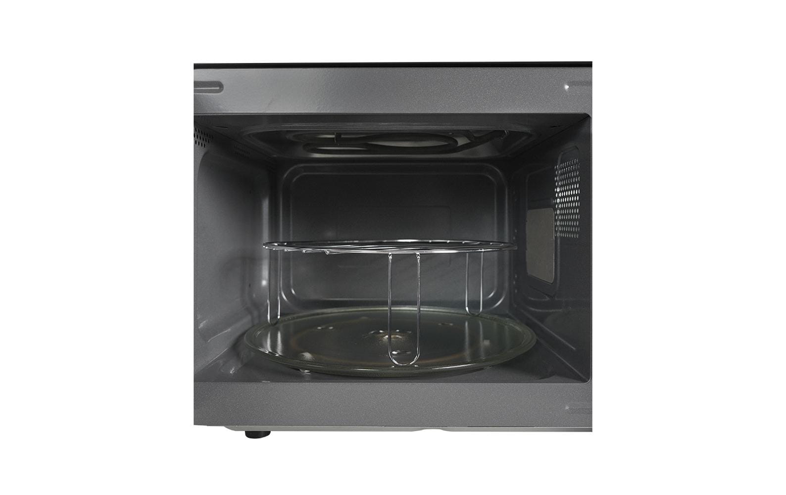Berger lanz BergerLanz Grill-Mikrowelle MW23P63 – 23 l, Grill, 800 W – schwarz/grau