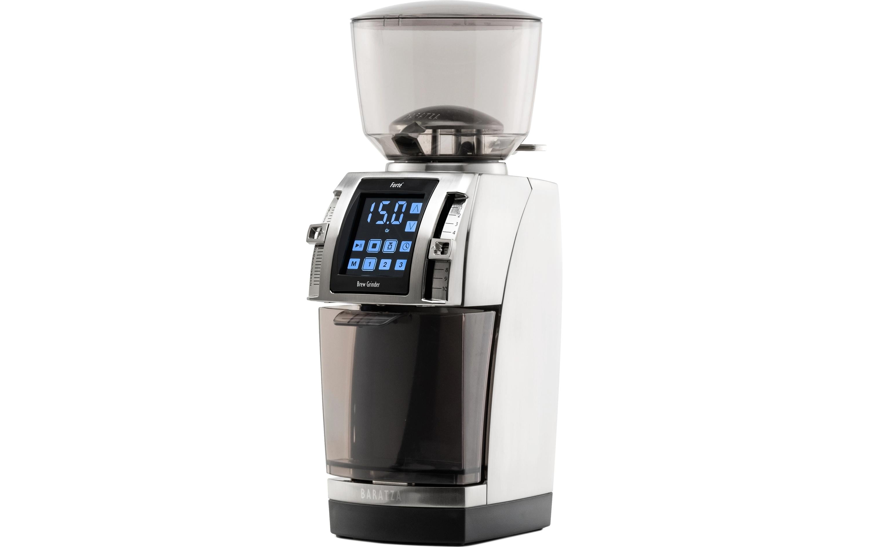 Baratza Forte BG Kaffeemühle – Kegelmahlwerk, 400 g, Silber