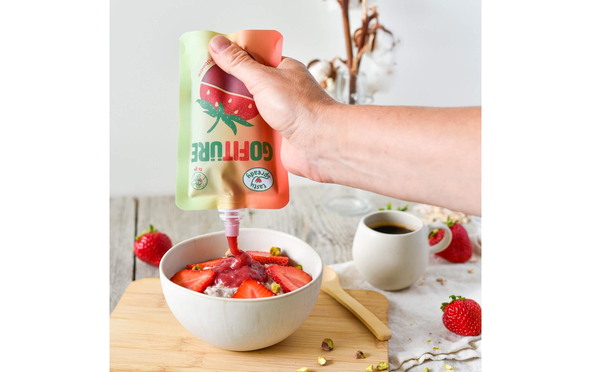 GOFITÜRE Aufstrich Erdbeere mit Pastinaken, Bio – 120 g