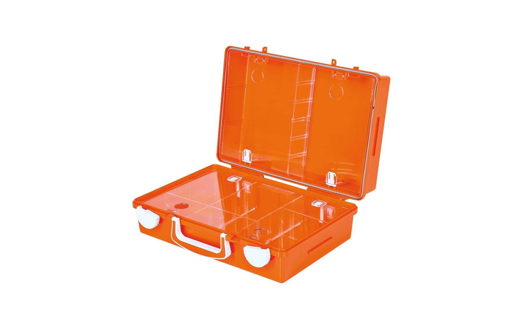 Söhngen Erste-Hilfe-Koffer SN-CD – leer, orange, 210 × 310 × 130 mm