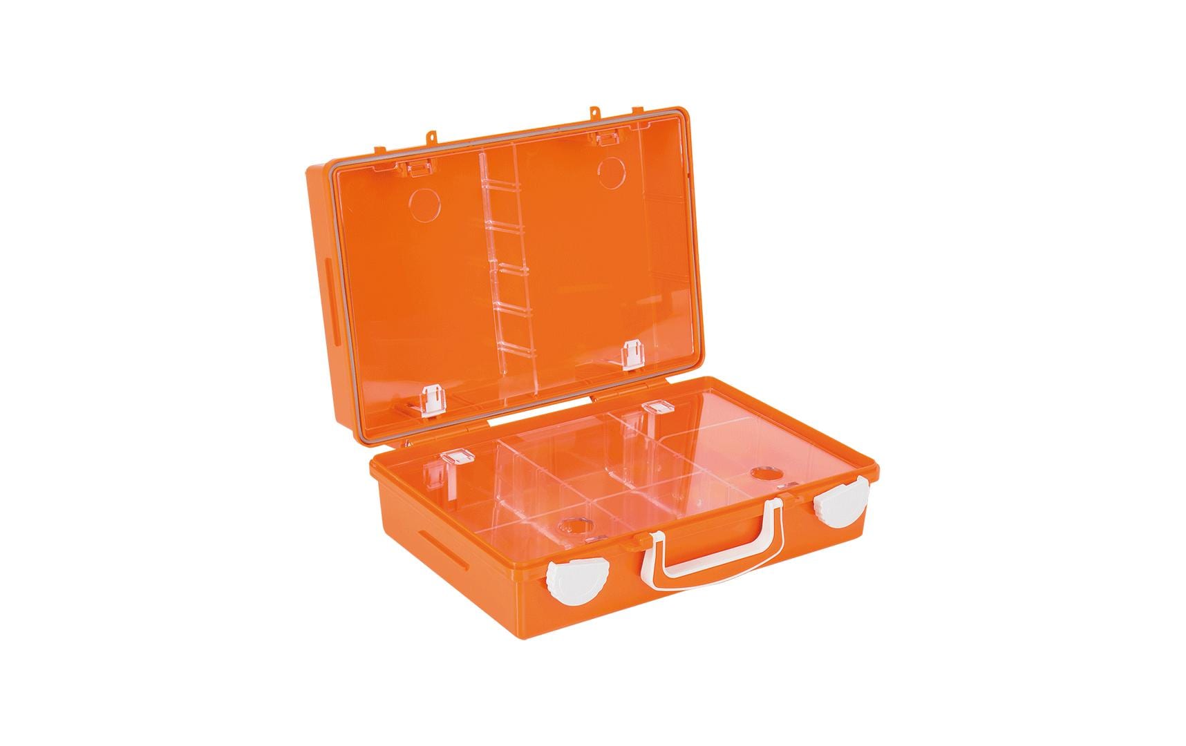 Söhngen Erste-Hilfe-Koffer SN-CD – leer, orange, 210 × 310 × 130 mm