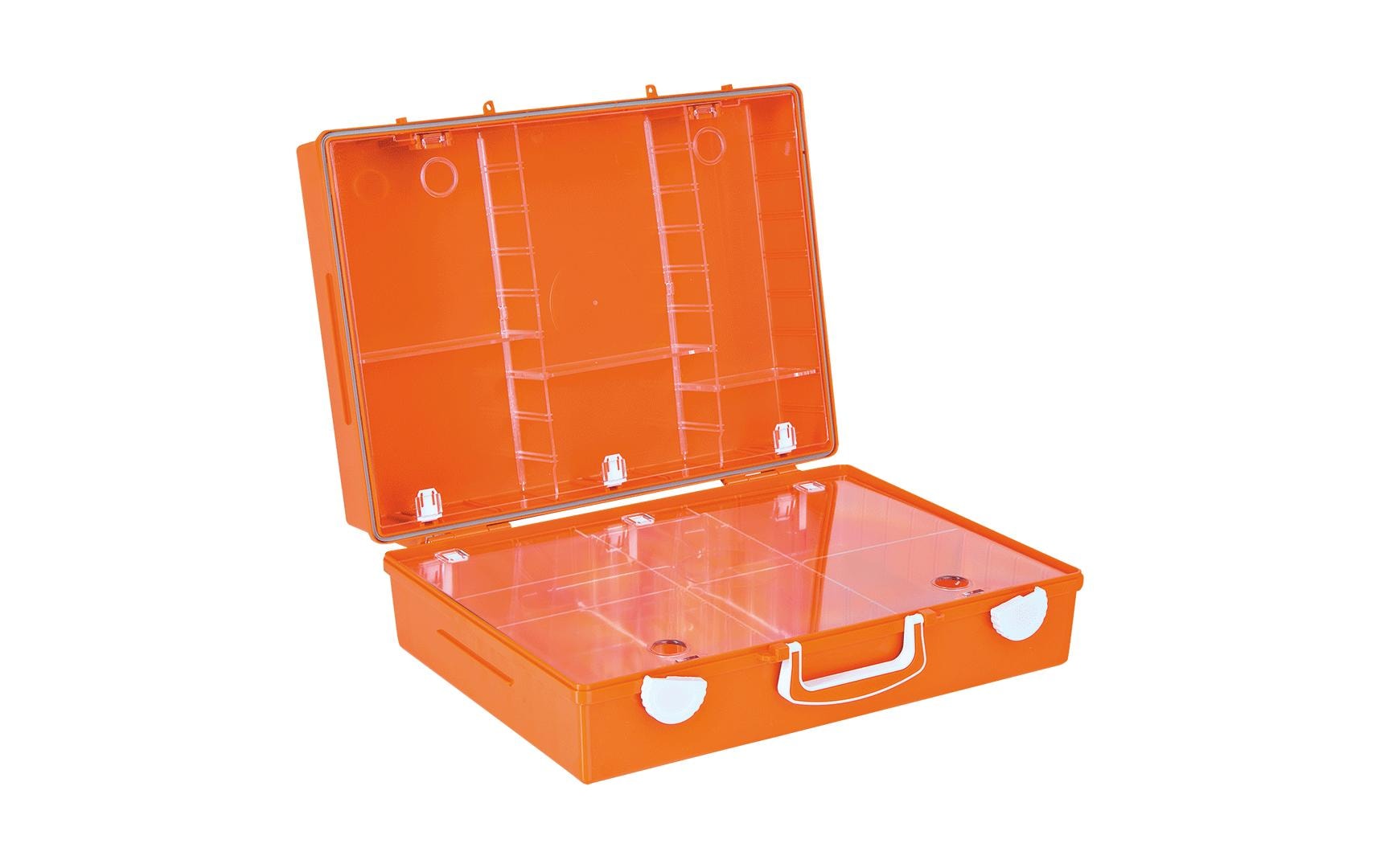 Söhngen Erste-Hilfe-Koffer MT-CD – leer, orange, 300 × 400 × 150 mm