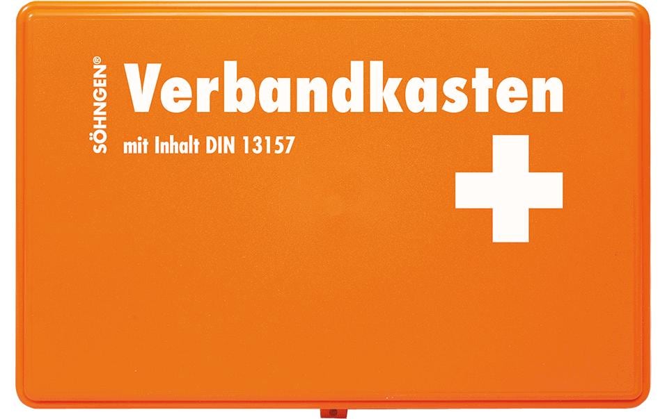 Söhngen Erste-Hilfe-Kasten KIEL KU – DIN 13157, orange
