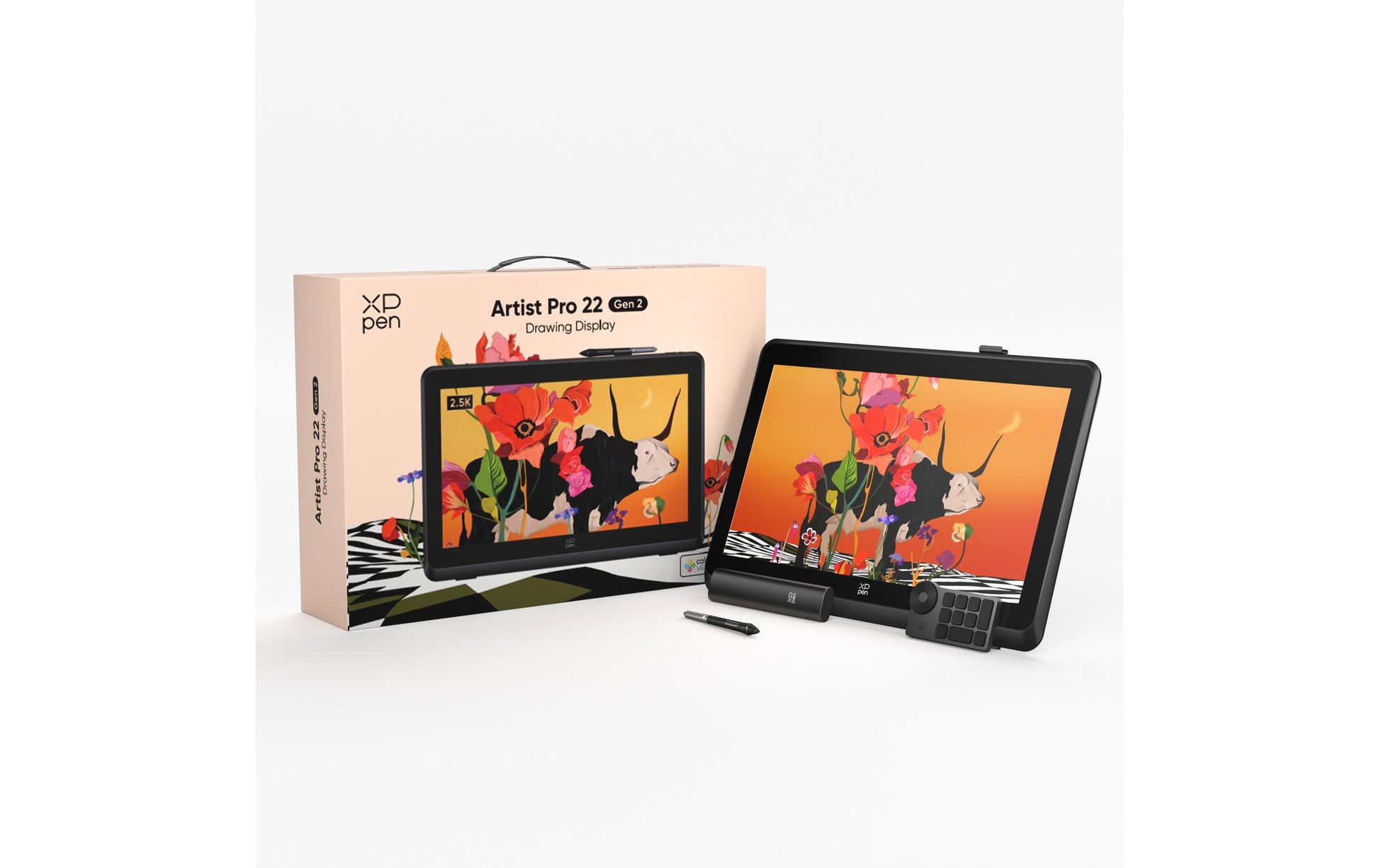 XPPen XP-Pen – Stiftdisplay Artist Pro 22 (Gen2), 22", schwarz