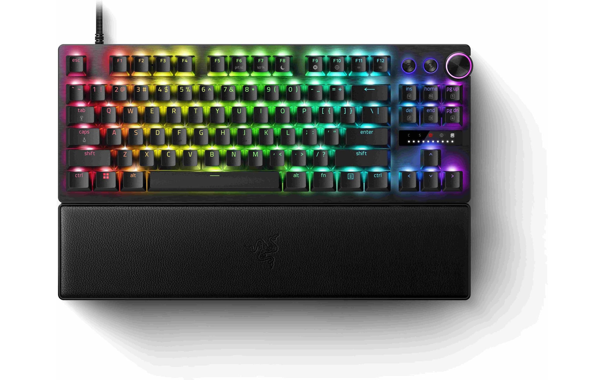 Razer Huntsman V3 Pro Tenkeyless – Tastatur, kabelgebunden (USB-C), DE-Layout (DE), TKL (ohne Ziffernblock)