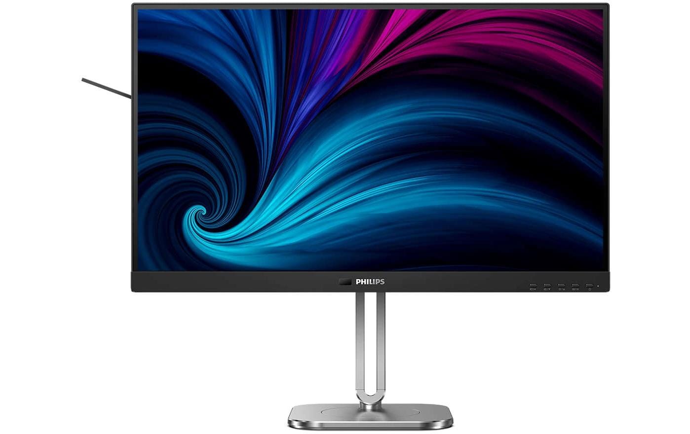 Philips 27B2U4601/00 – Monitor, 27", IPS, 120 Hz, USB-C (PD 100W), Pivot, Lautsprecher, Dunkelgrau