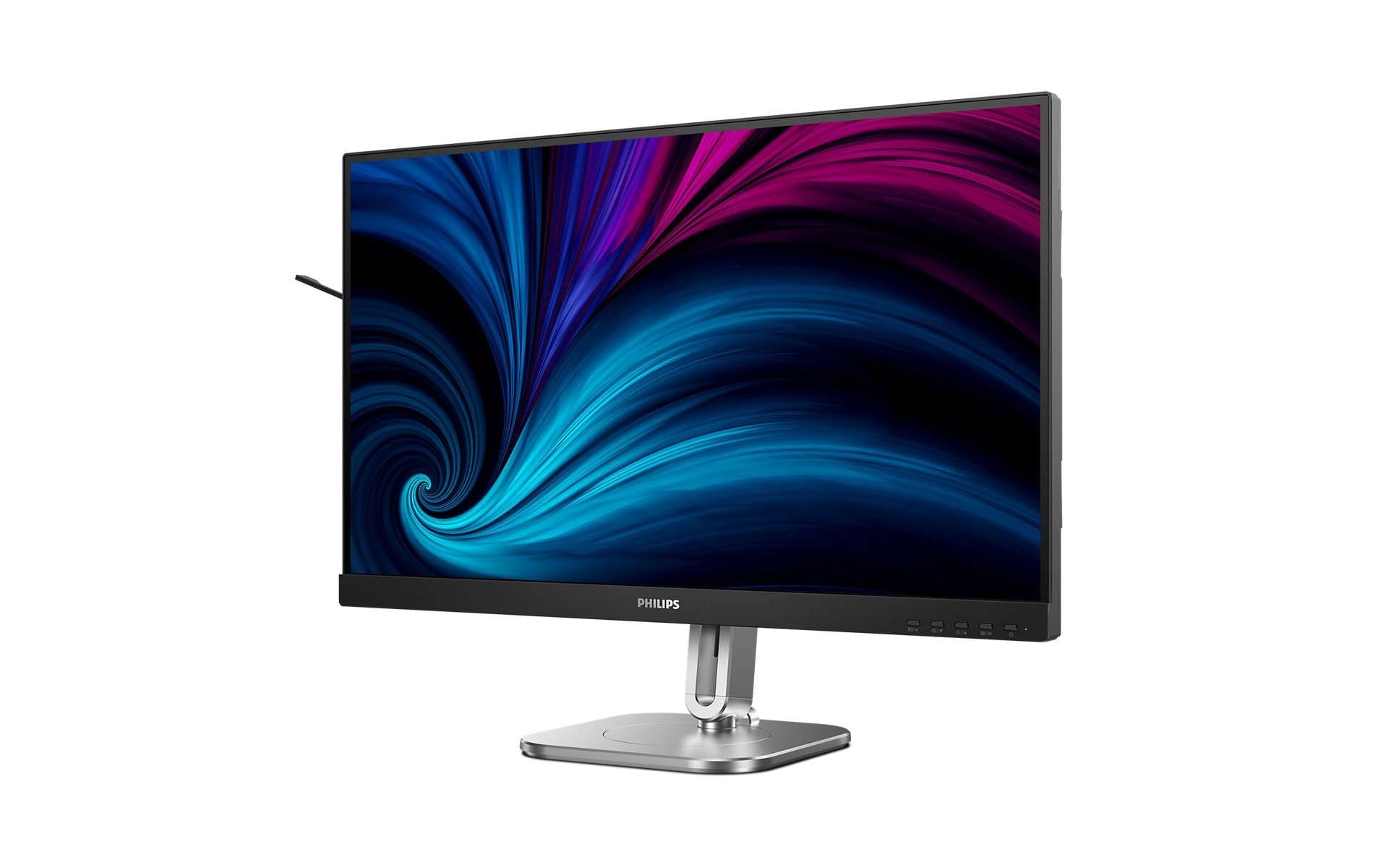 Philips 27B2U4601/00 – Monitor, 27", IPS, 120 Hz, USB-C (PD 100W), Pivot, Lautsprecher, Dunkelgrau