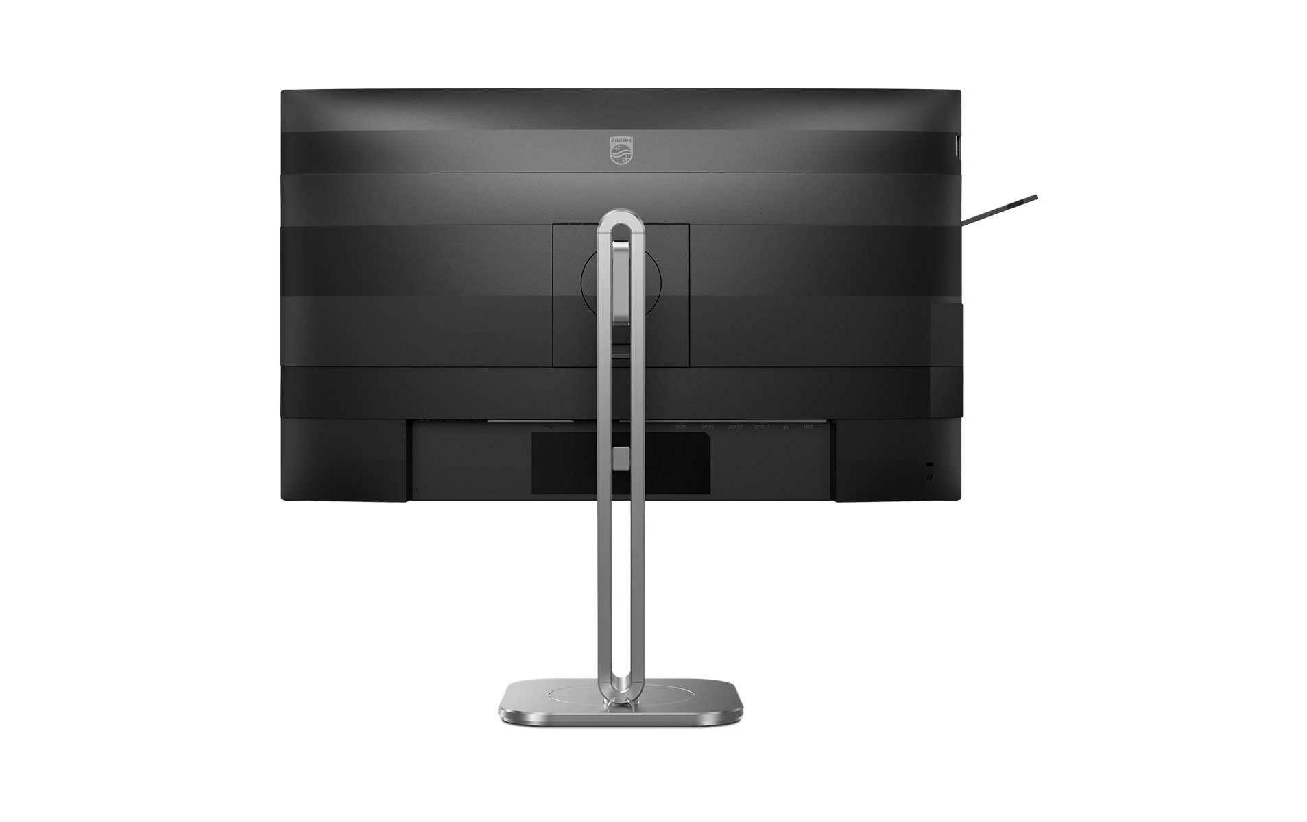 Philips 27B2U4601/00 – Monitor, 27", IPS, 120 Hz, USB-C (PD 100W), Pivot, Lautsprecher, Dunkelgrau