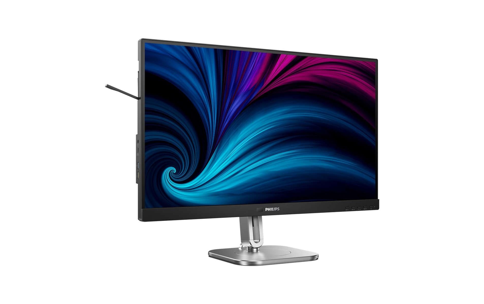 Philips 27B2U4601/00 – Monitor, 27", IPS, 120 Hz, USB-C (PD 100W), Pivot, Lautsprecher, Dunkelgrau