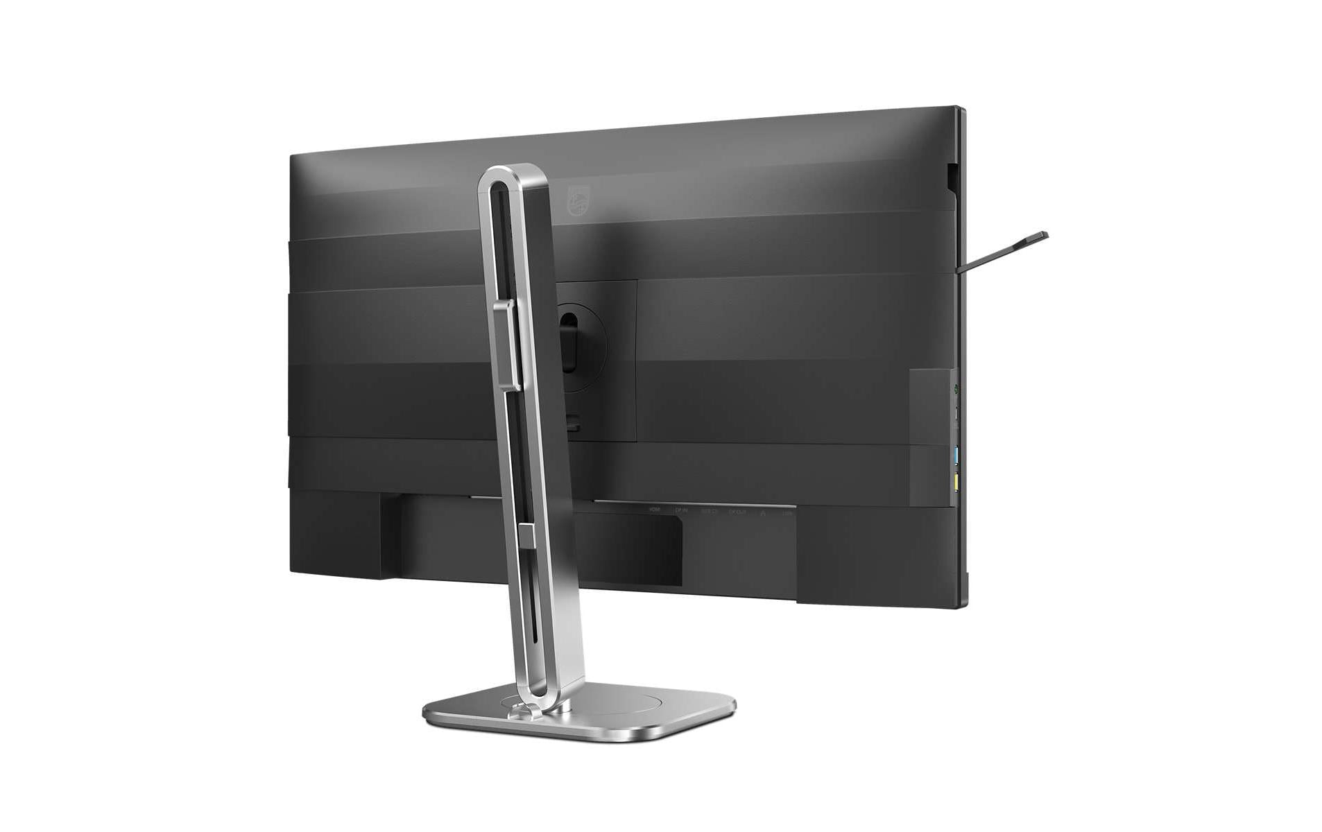 Philips 27B2U4601/00 – Monitor, 27", IPS, 120 Hz, USB-C (PD 100W), Pivot, Lautsprecher, Dunkelgrau