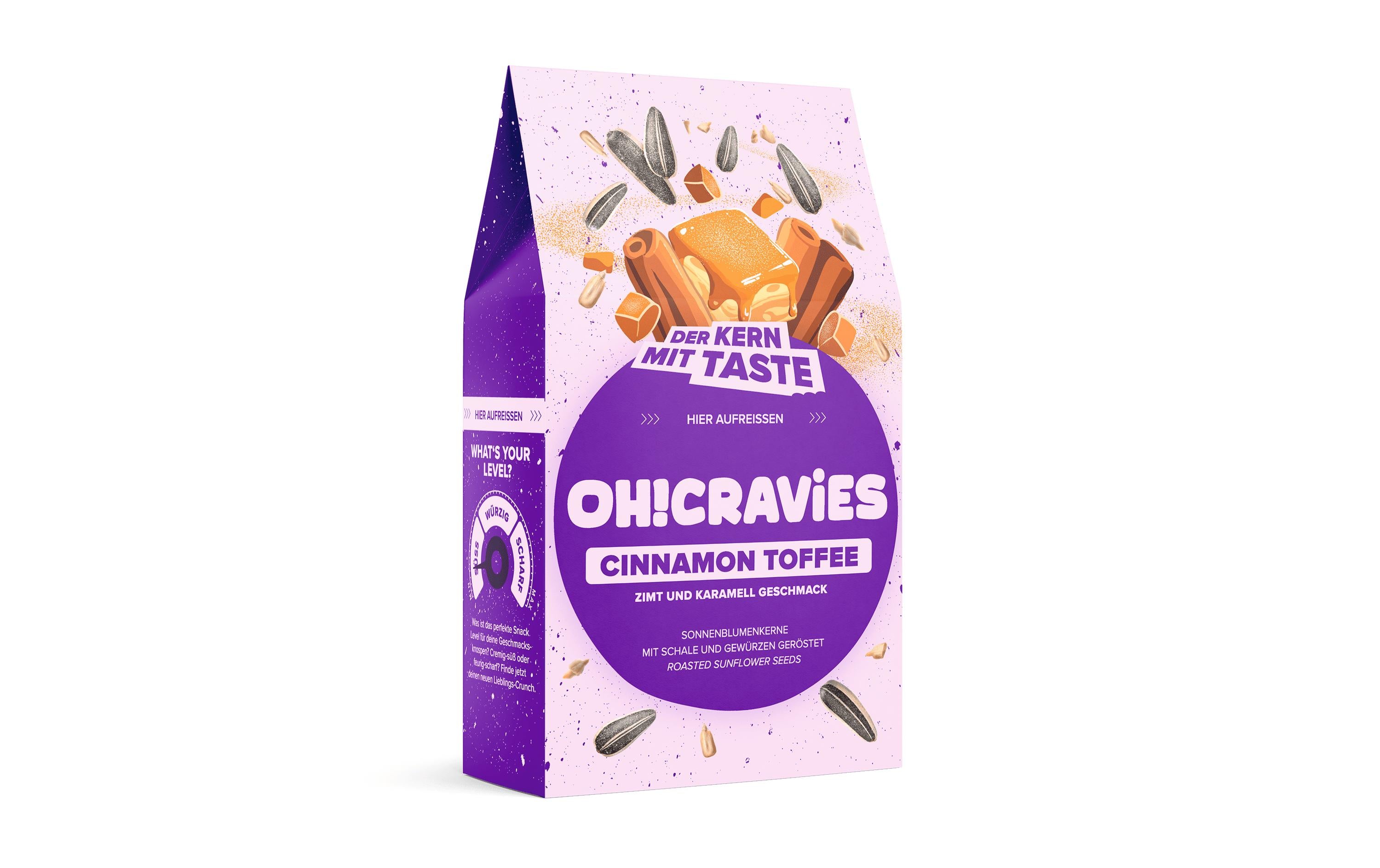 Cravies Sonnenblumenkerne Toffee, vegan – 60 g