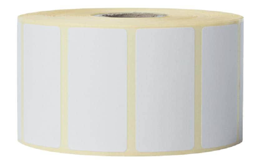 Brother Etiketten, 51 mm × 49,4 m, weiss, Papier, permanent, 16 Rollen