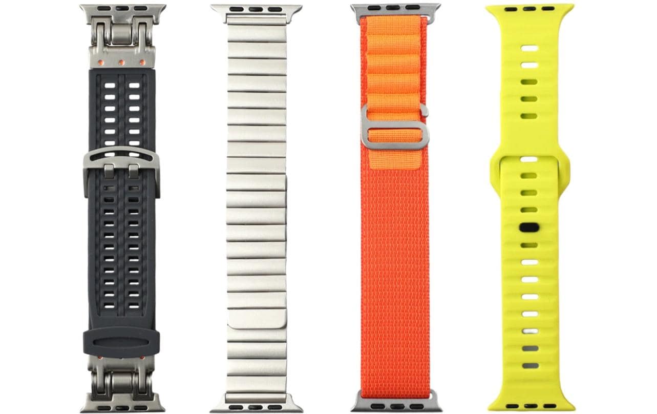 4smarts Uhrenarmband Alpha 2 – Mehrfarbig, für Apple Watch 42–46 mm, 49 mm
