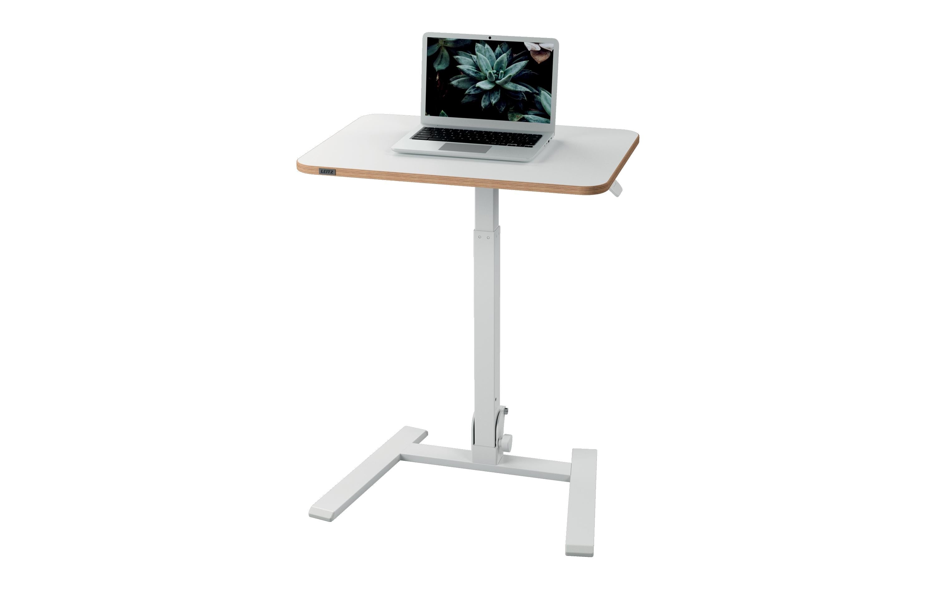Leitz Ergo – Schreibtischaufsatz – 65×46 cm – Pneumatisch – Weiss – Traglast 20 kg