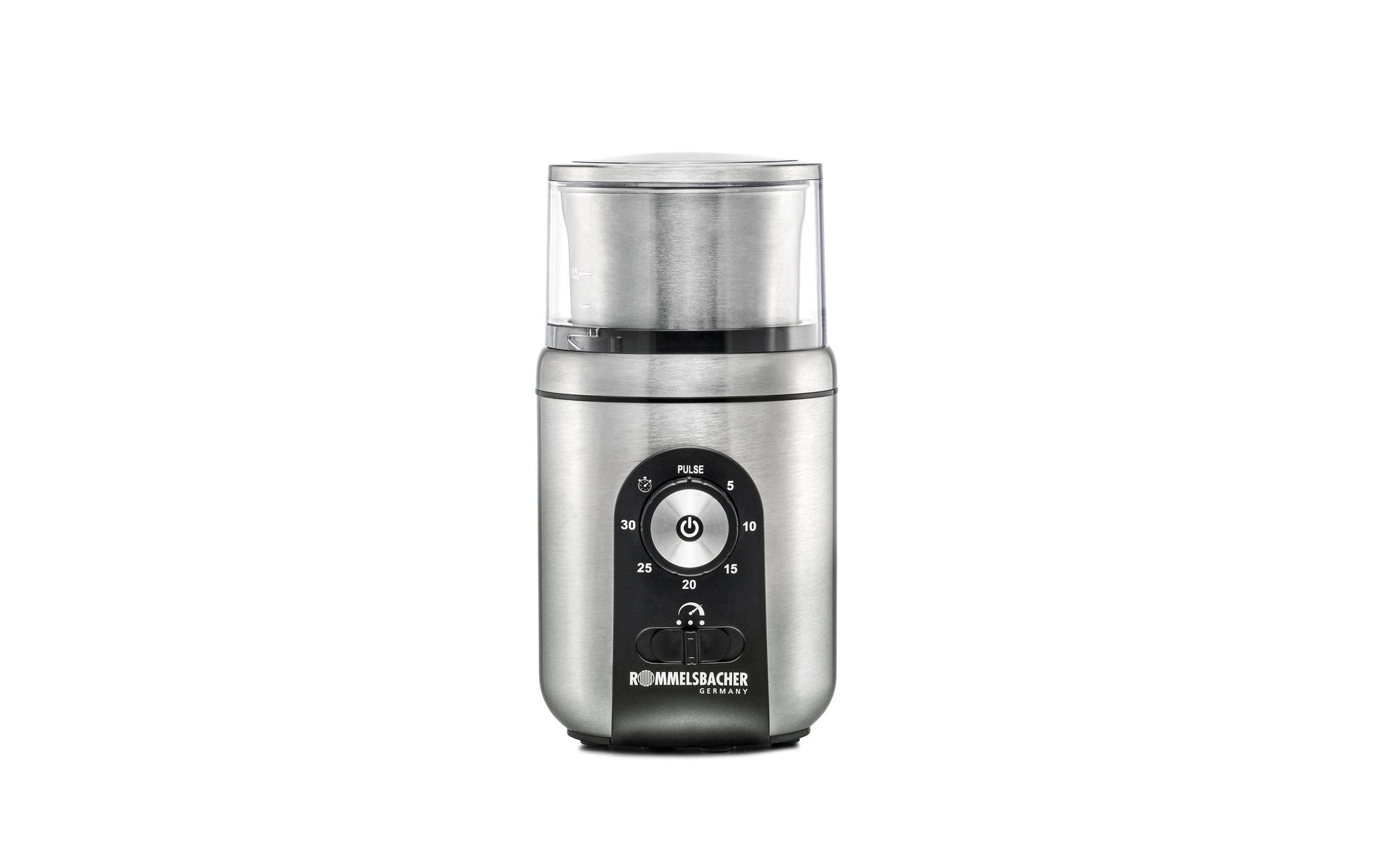 Rommelsbacher Kaffeemühle EGK250 – 70 g, Schlagmesser, 200 W – Schwarz/Edelstahl