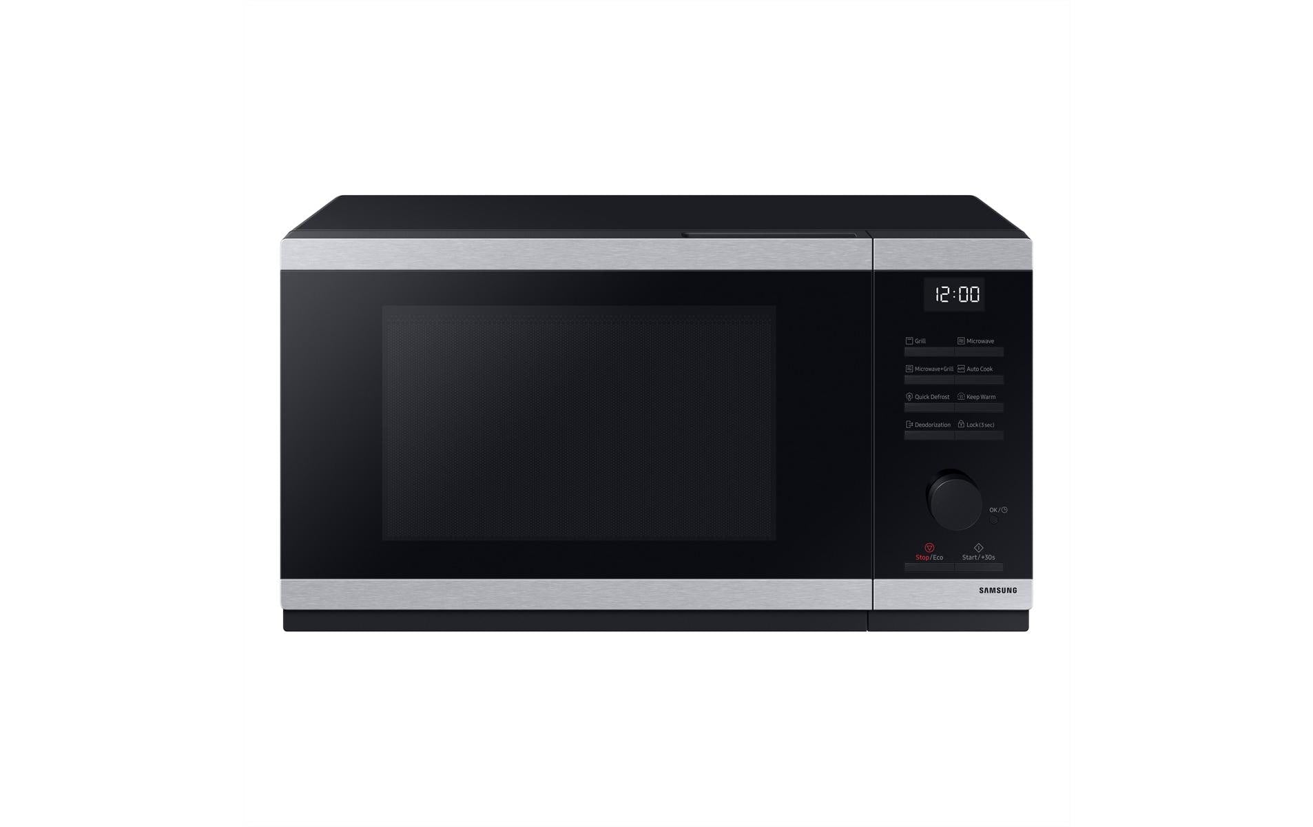 Samsung Grill Mikrowelle MG23DG4514ATE6 – 23 l, Grill, 800 W – Schwarz