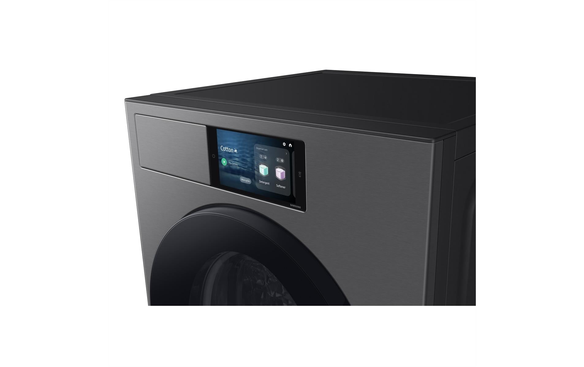Samsung Waschmaschine WF90F09C4SU5 – 9 kg, Energieeffizienzklasse A, Schleuderwirkungsklasse B – Dunkelgrau