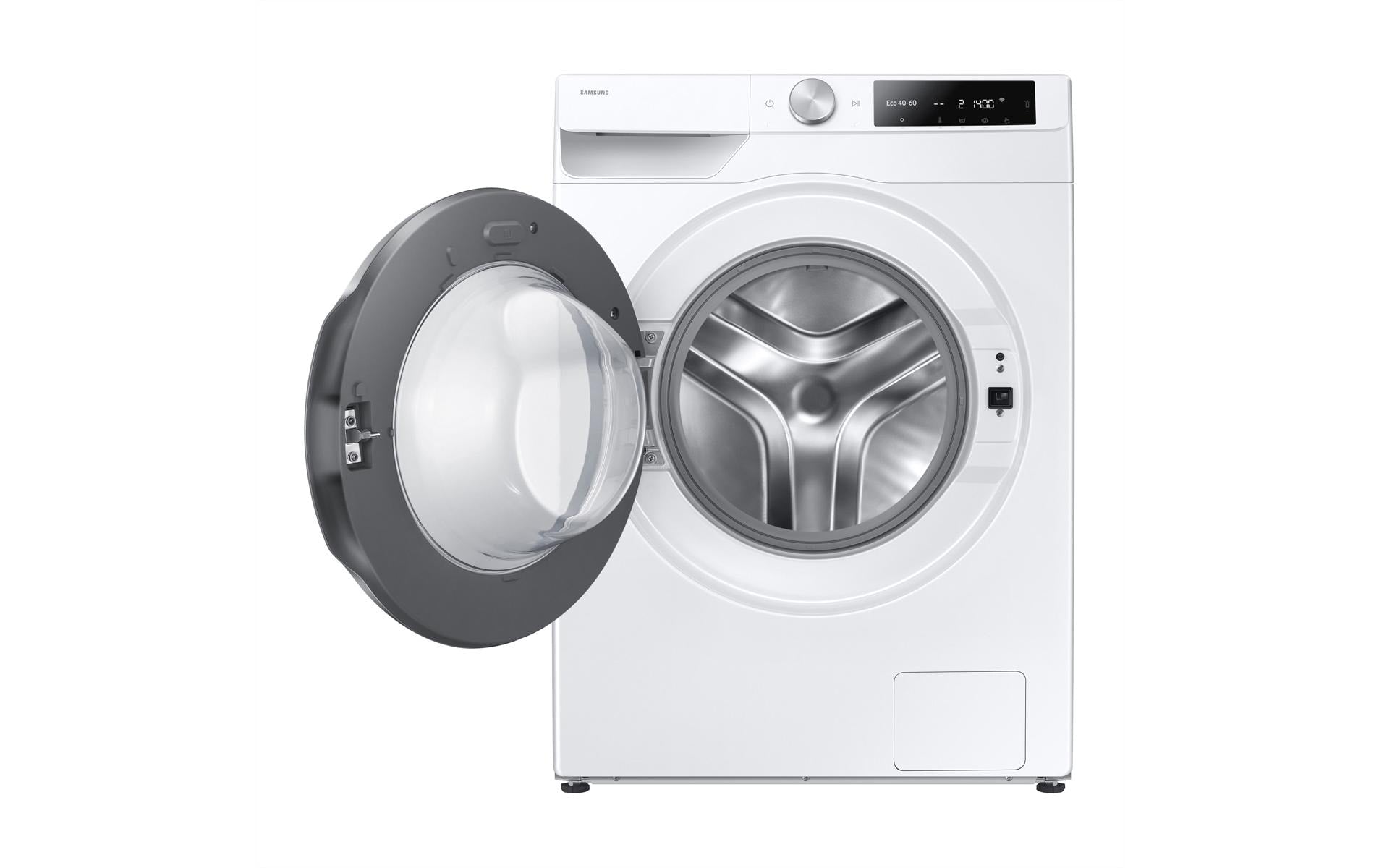 Samsung Waschmaschine WW90DG6U25LEU5 – 9 kg, Dampf, 44 kWh/100 Waschgänge – Weiss