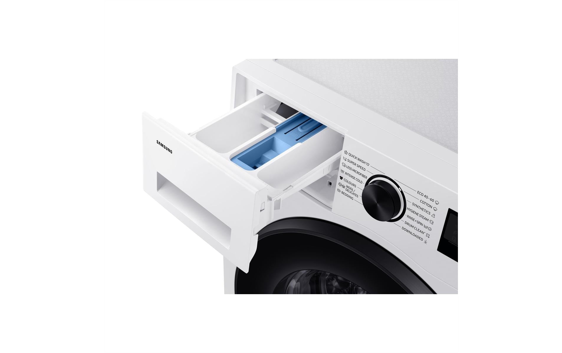 Samsung Waschmaschine WW11DG5B25AEWS – 11 kg, 1400 U/min, Inverter & Kindersicherung – weiss