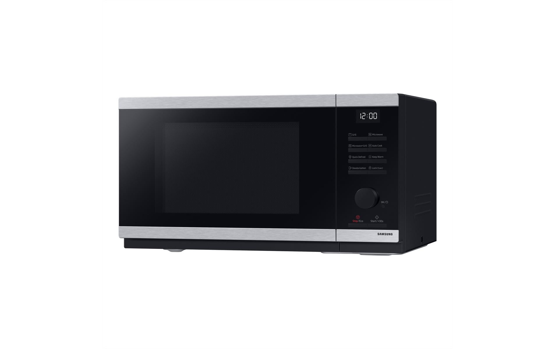 Samsung Grill Mikrowelle MG23DG4514ATE6 – 23 l, Grill, 800 W – Schwarz