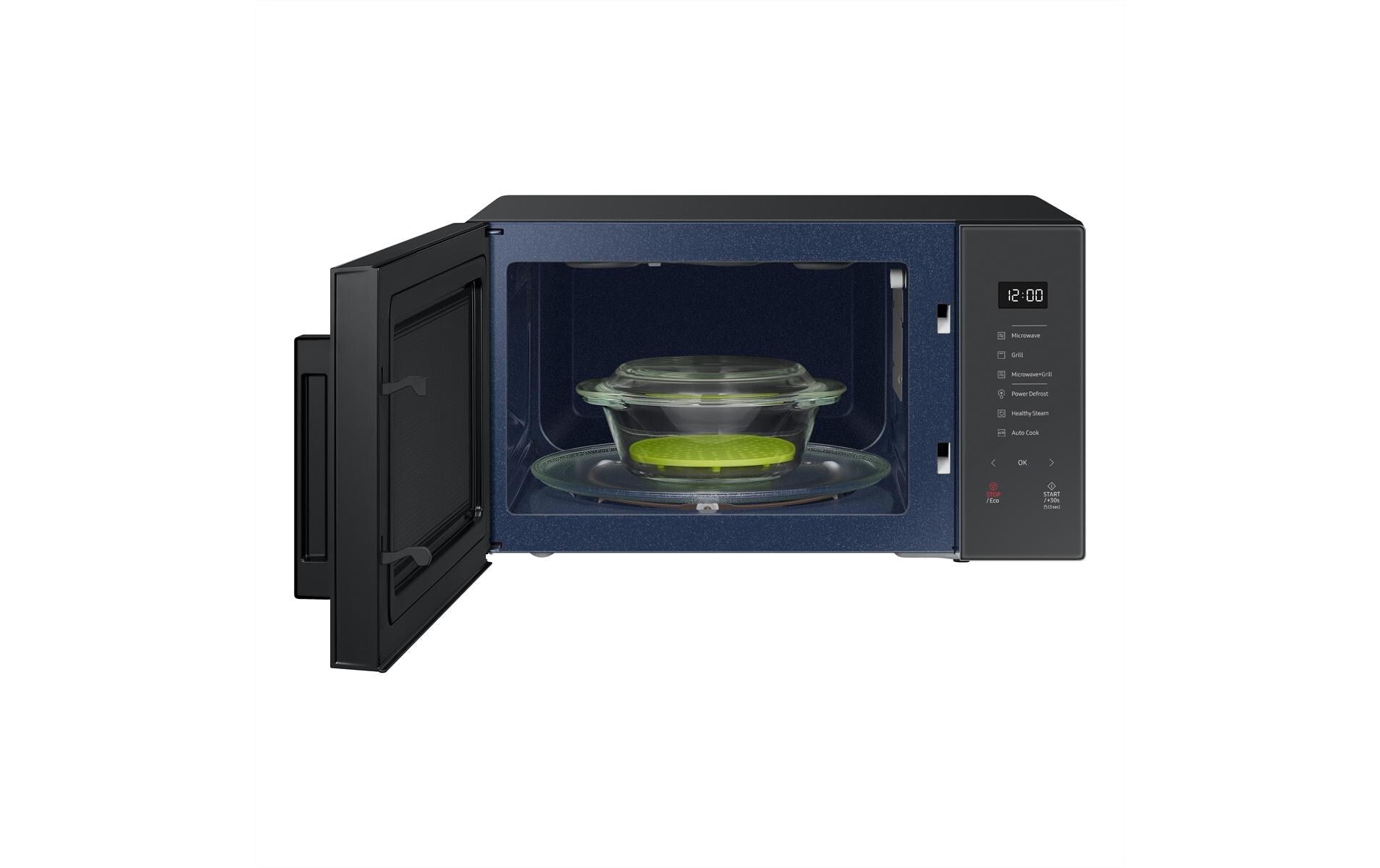 Samsung Grill-Mikrowelle MG30T5068UC/SW – 30 l, Grill, 900 W – Schwarz