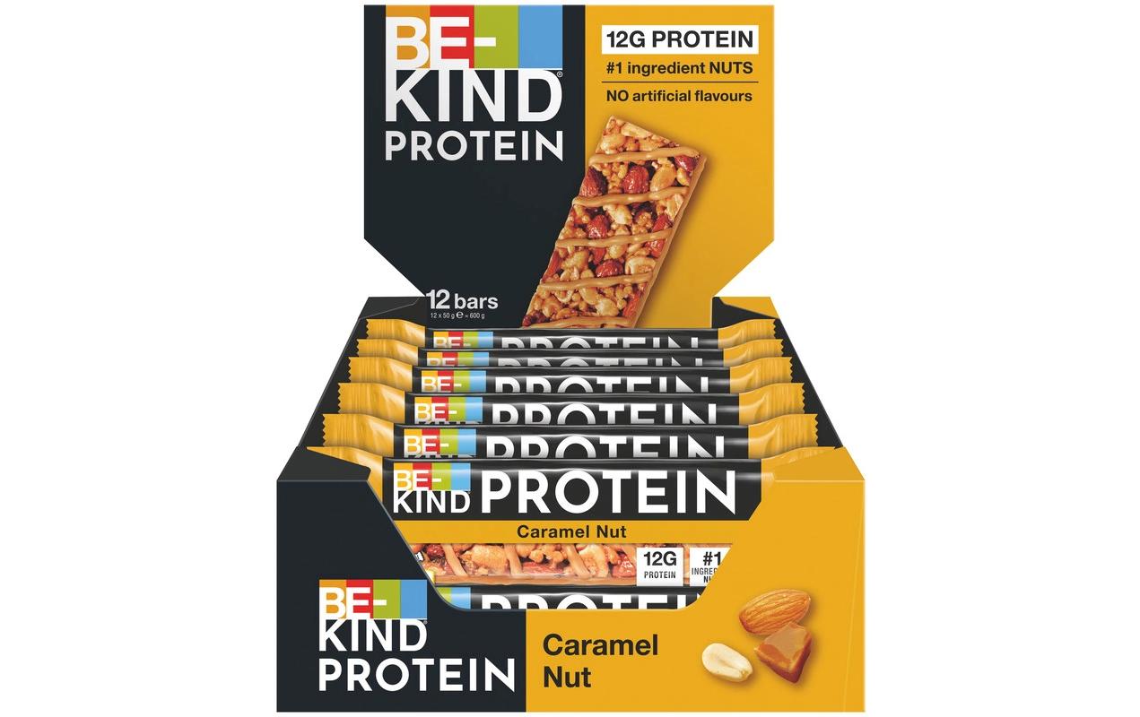Be-kind Proteinriegel – Caramel Nut, vegetarisch, 600 g