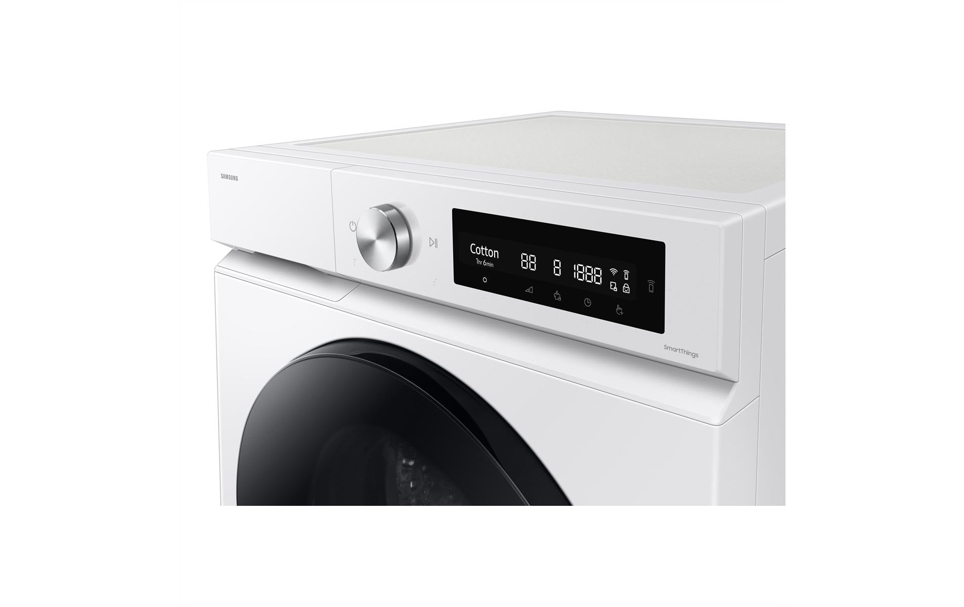 Samsung Waschtrockner WD11DB7B85GWU5, 11 kg Waschen, 6 kg Trocknen – Weiss