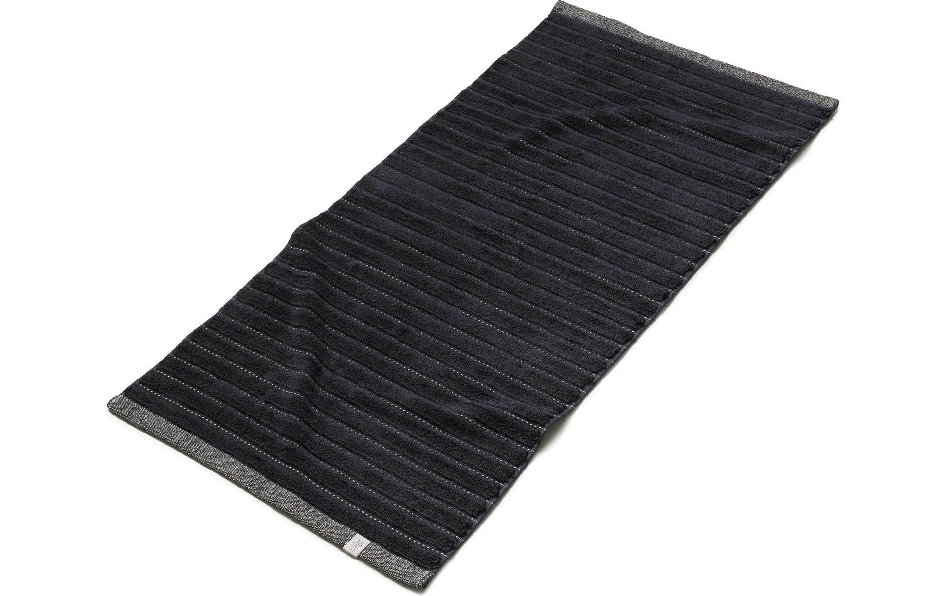 Möve Duschtuch New Heritage W&S – 67×140 cm, Baumwolle, 530 g/m², Dunkelgrau