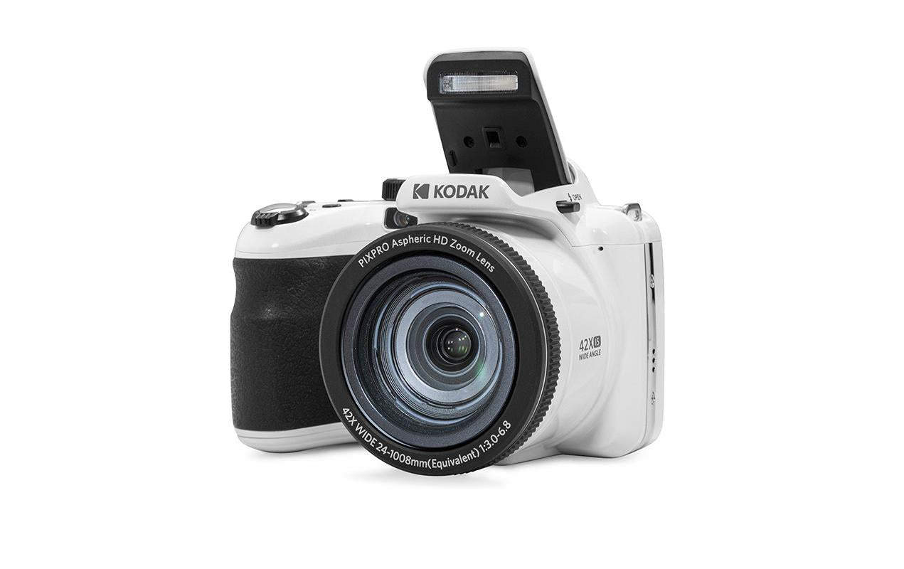Kodak Pixpro AZ425 – Bridgekamera, 42× optischer Zoom, 20,7 MP 1/2,3", 1080p, Weiss