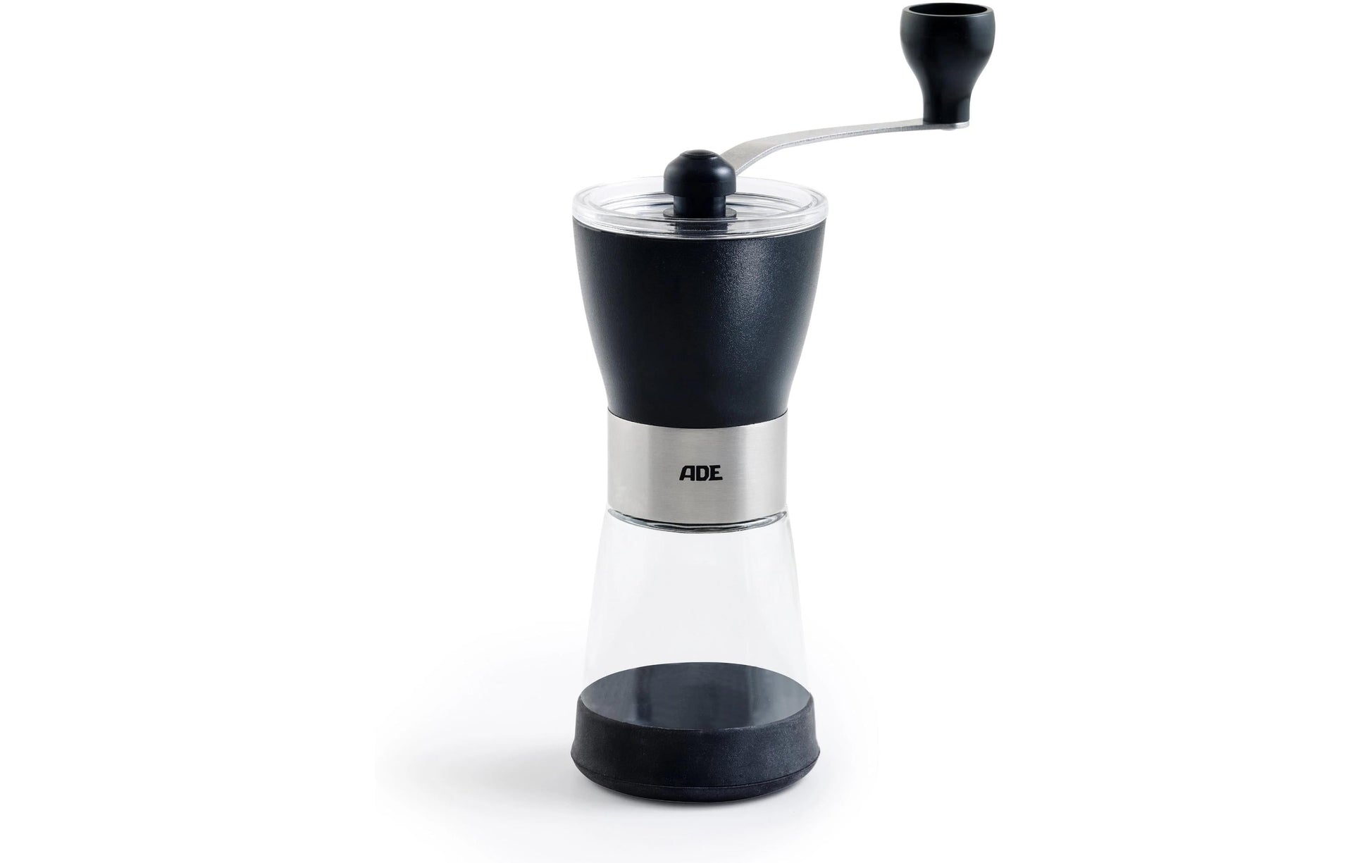 ADE e2–93 Kaffeemühle 65 g, Ø 7,2 x 16,5 cm, Keramik (Mahlwerk), Schwarz