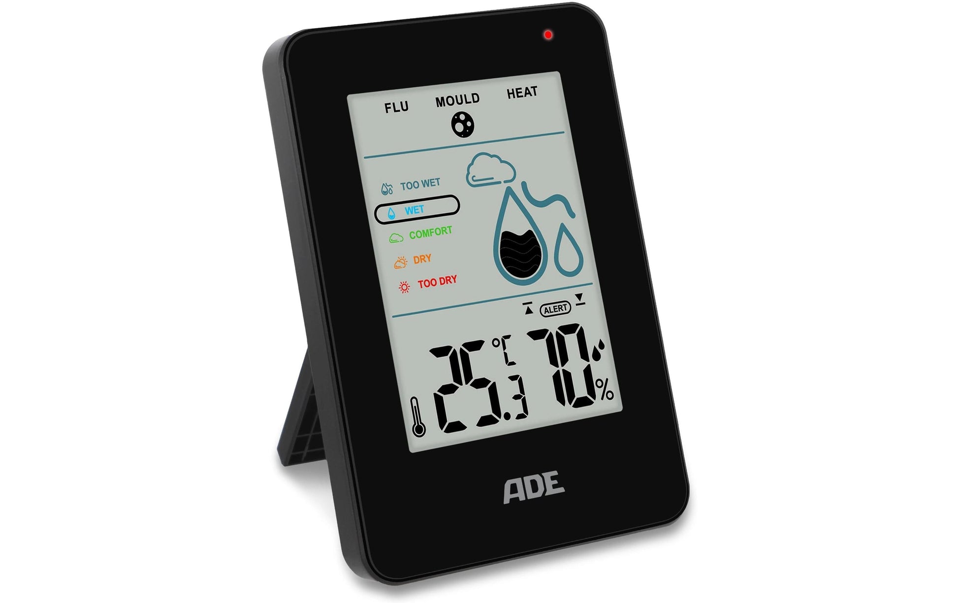 ADE WS2310-2 Thermo-Hygrometer (Handgerät) – 0–50 °C, 20–95 % rF, Innen