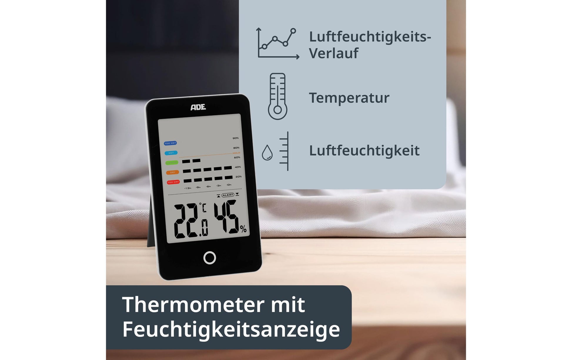 ADE Thermo-Hygrometer (Handgerät)