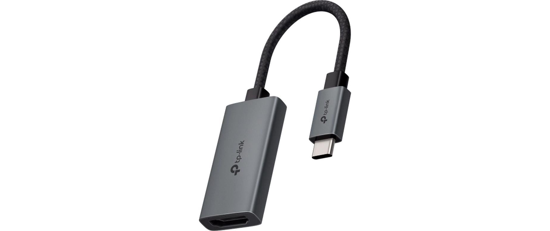 TP-Link UA520C USB-C-zu-HDMI-Adapter – 4K (3840 × 2160) @ 60 Hz – für Windows/Mac/Linux, Android/ChromeOS/iOS