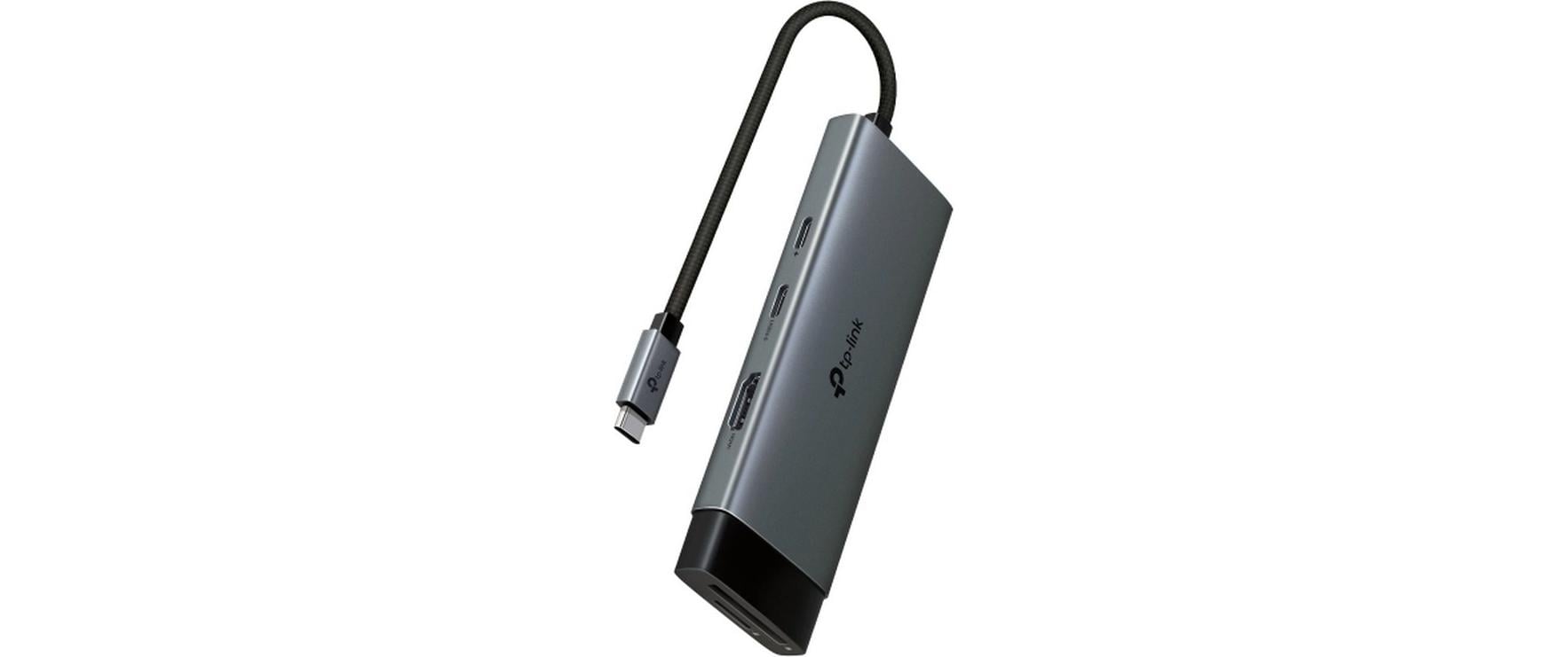 TP-Link UH7020C USB-Hub – USB-C, 1× HDMI, 2× USB-A, 100 W PD, SD/microSD, für Windows/Mac/ChromeOS