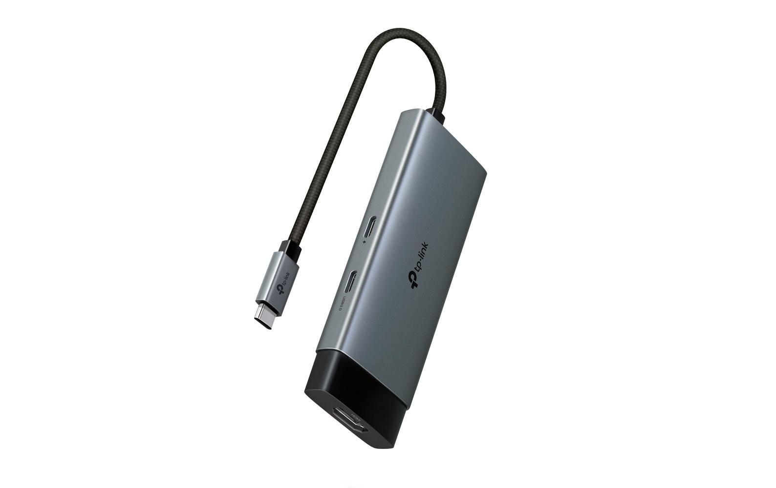 TP-Link UH5020C USB-Hub – USB-C, 1× HDMI, 2× USB-A, 2× USB-C, 100 W PD, für Windows/Mac/ChromeOS