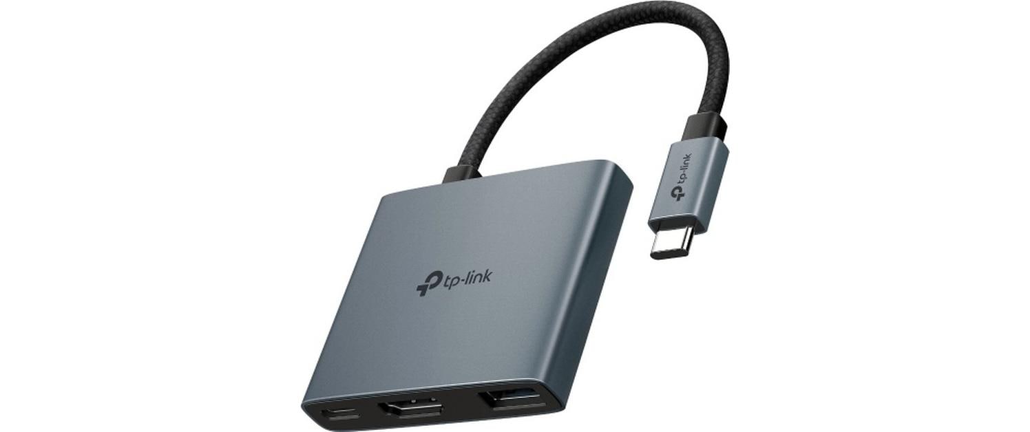 TP-Link UH3020C Multiport-Adapter – USB-C, 1× HDMI, 1× USB-A, 100 W PD, für Windows/Mac/ChromeOS