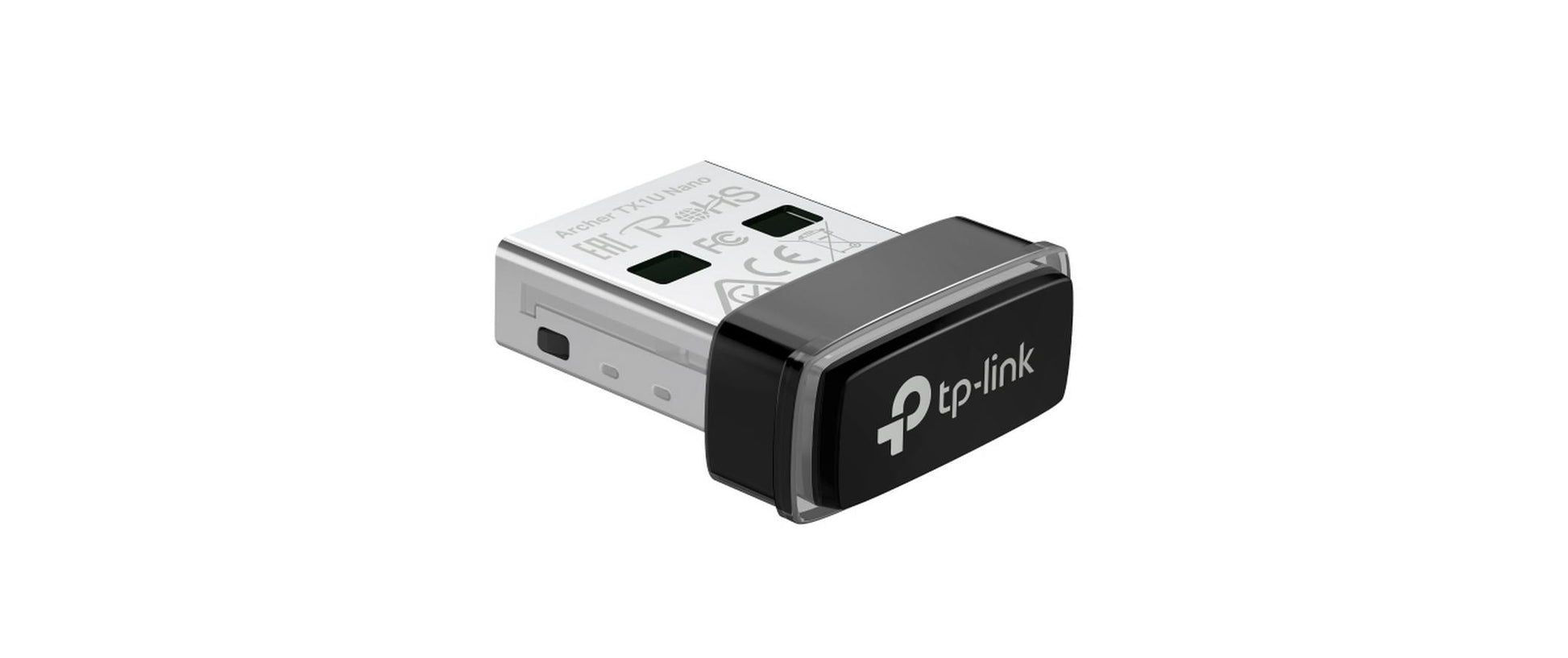 TP-Link Archer TX1U Nano USB-WLAN-Adapter – Wi-Fi 6 (802.11ax) – für Windows 7/10/11, Linux (Kernel 3.10+)