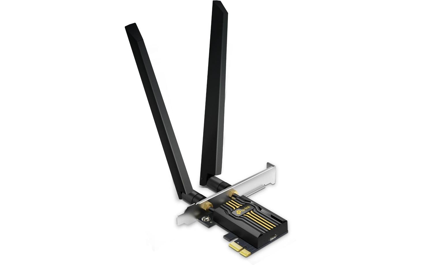 TP-Link BE6500 – PCIe WLAN-Karte, Wi-Fi 7 (802.11be), 2,88 Gbit/s, Tri-Band (2,4/5/6 GHz), für PC