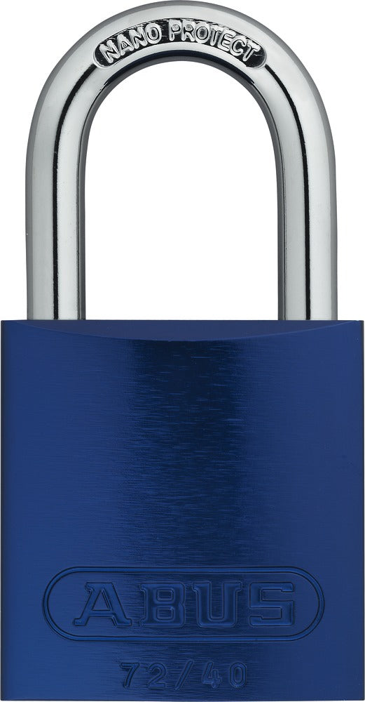 ABUS 72/40HB40 Mechanisches Vorhängeschloss – Aluminium, Bügel 39×19,5 mm, Ø 6,5 mm, Sicherheitslevel 6