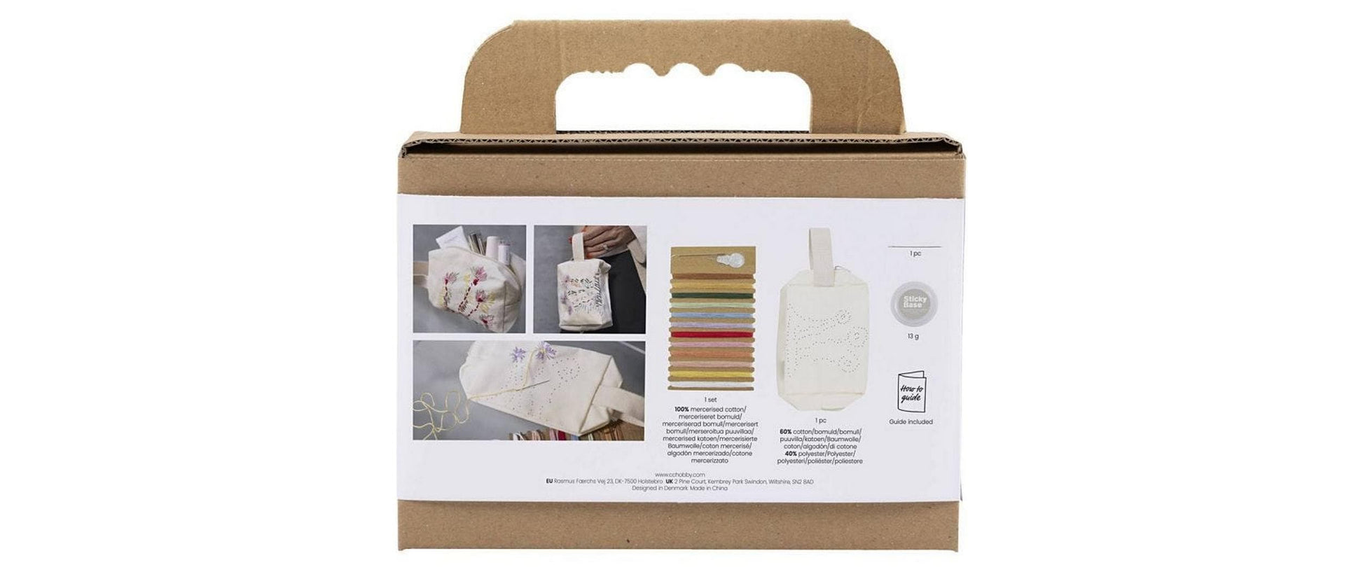 Creativ Company Nähset – ab 12 Jahren – Bio-Baumwolle, mehrfarbig