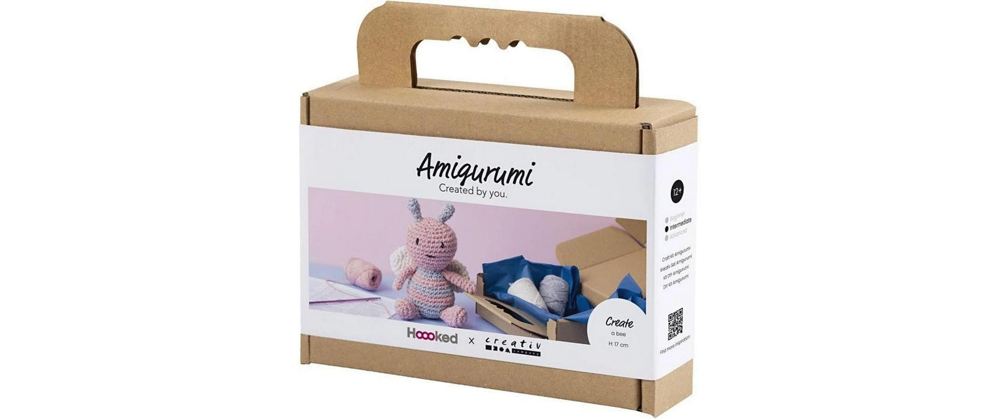 Creativ Company Häkelset Amigurumi Biene – Mehrfarbig