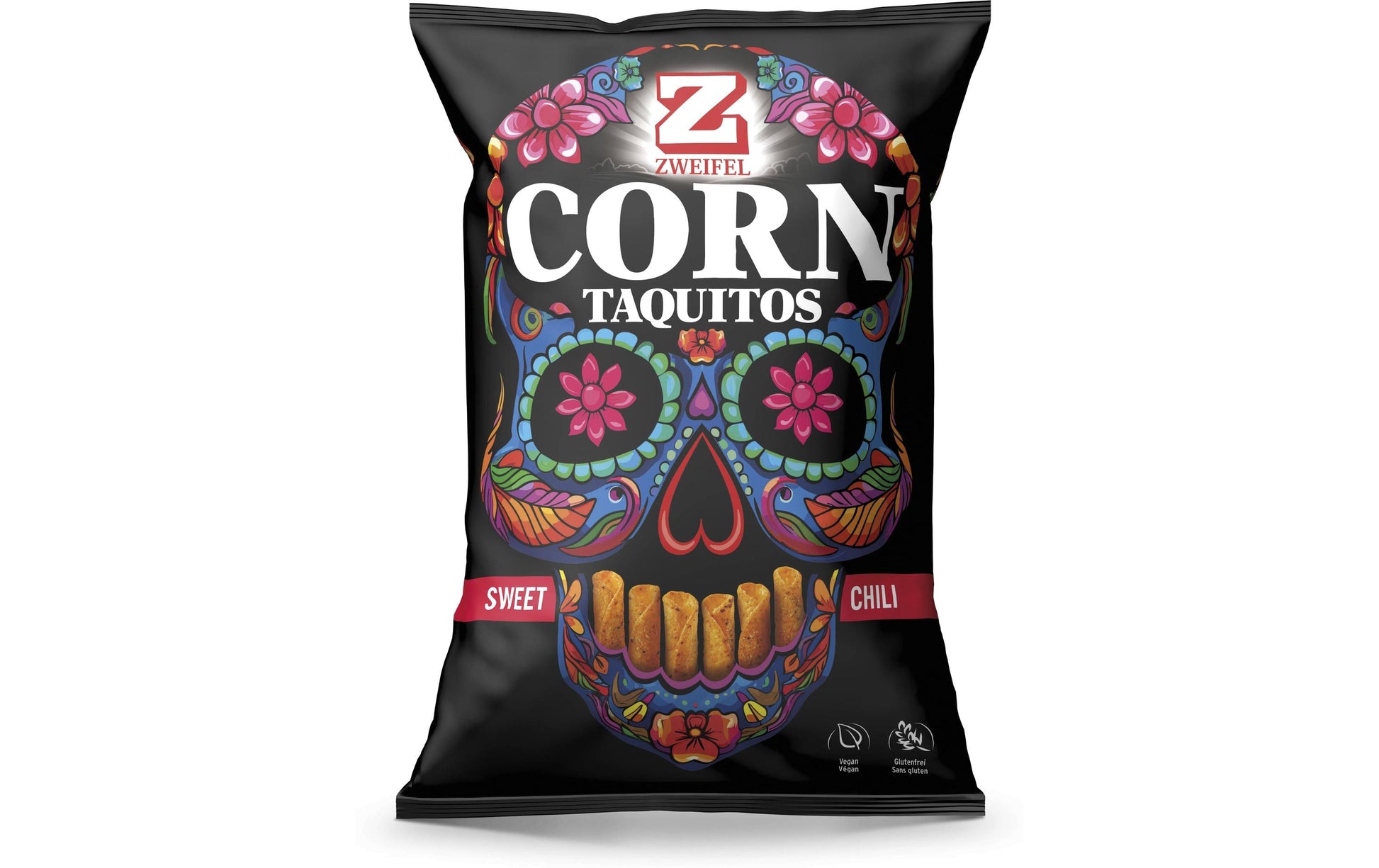 Zweifel Corn Taquitos Chips – Sweet Chili, glutenfrei, vegan – 125 g